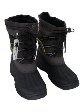 POLAR RANGE Men's Blast Snow Boot Brown Black Size US 11 EU 44